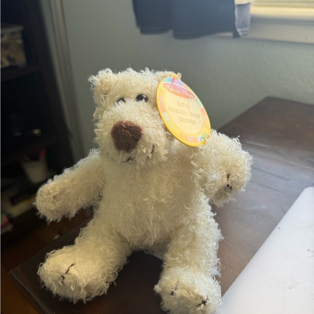 Melissa & Doug Vanilla Baby Roscoe Bear